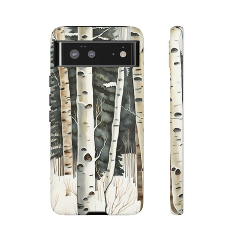 Winter Aspen Trunks - Impact Resistant Phone Case